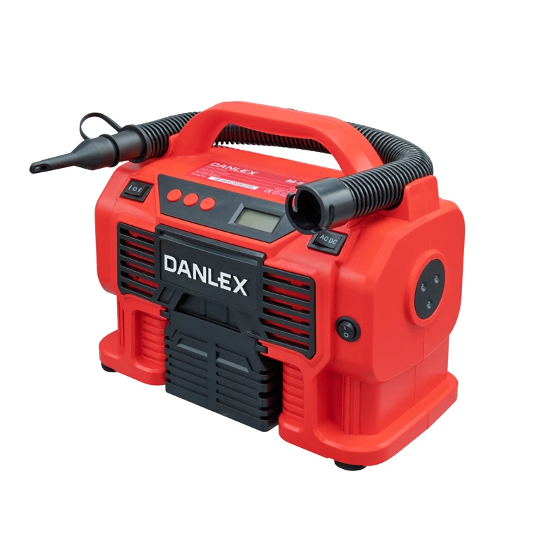مینی کمپرسور سه کاره دیجیتال دنلکس فندکی و برق شهری مدل DA-9816